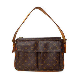 Louis Vuitton Monogram Leather Brown Viva Cite Semi Shoulder Bag